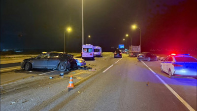 Смертельная авария: на Московском шоссе «Инфинити» врезался в участников ДТП