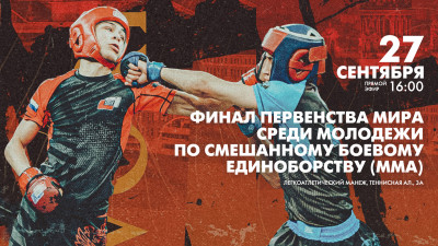 Финал Первенства мира среди молодежи по ММА. Онлайн-трансляция