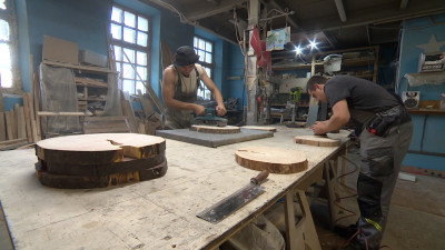 Главная новогодняя ель Петербурга получила вторую жизнь в цехах Красногвардейского района