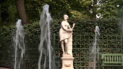 В Летнем саду проходит осенний праздник «Сад фонтанов»