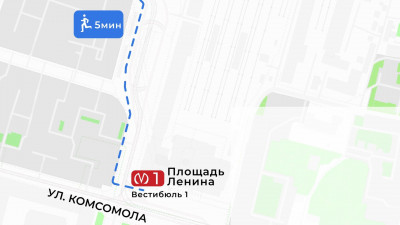 Вход в вестибюль № 1 «Площади Ленина» временно ограничат 19 сентября