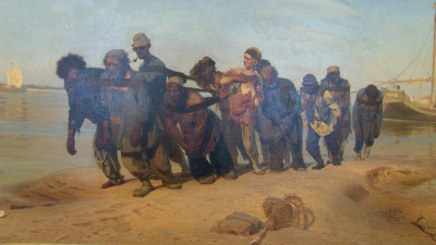 Шедевр Репина «Бурлаки на Волге» впервые отправится на выставку в Самару