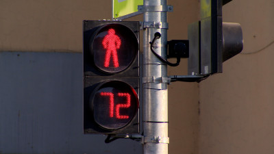 Новый светофор установили на перекрестке Новоладожской и Пионерской улиц