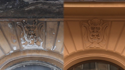 В центре Петербурга близится к завершению научная реставрация фасадов сразу трех зданий