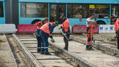 Александр Беглов: Завершены масштабные работы по обновлению трамвайных путей в пяти районах города
