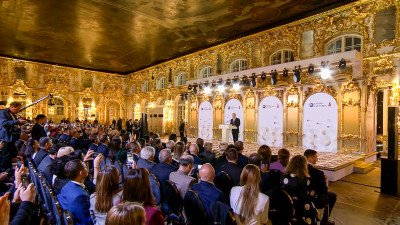 Культурная палитра, «Интервидение» и семья:  как прошло выступление Владимира Путина в Екатерининском дворце