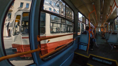 В 118-летие трамвайного движения Александр Беглов подчеркнул символичность электротранспорта для Петербурга