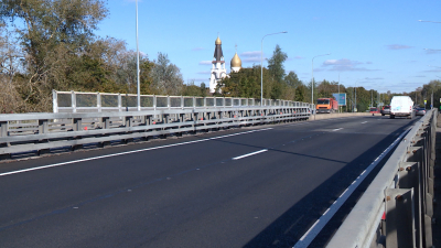 В Петербурге завершился ремонт Сестрорецкого путепровода — обновлено 3,5 тыс. кв. м асфальта