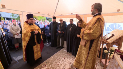 Мощи святителя Луки Крымского доставили в НИИ скорой помощи Джанелидзе