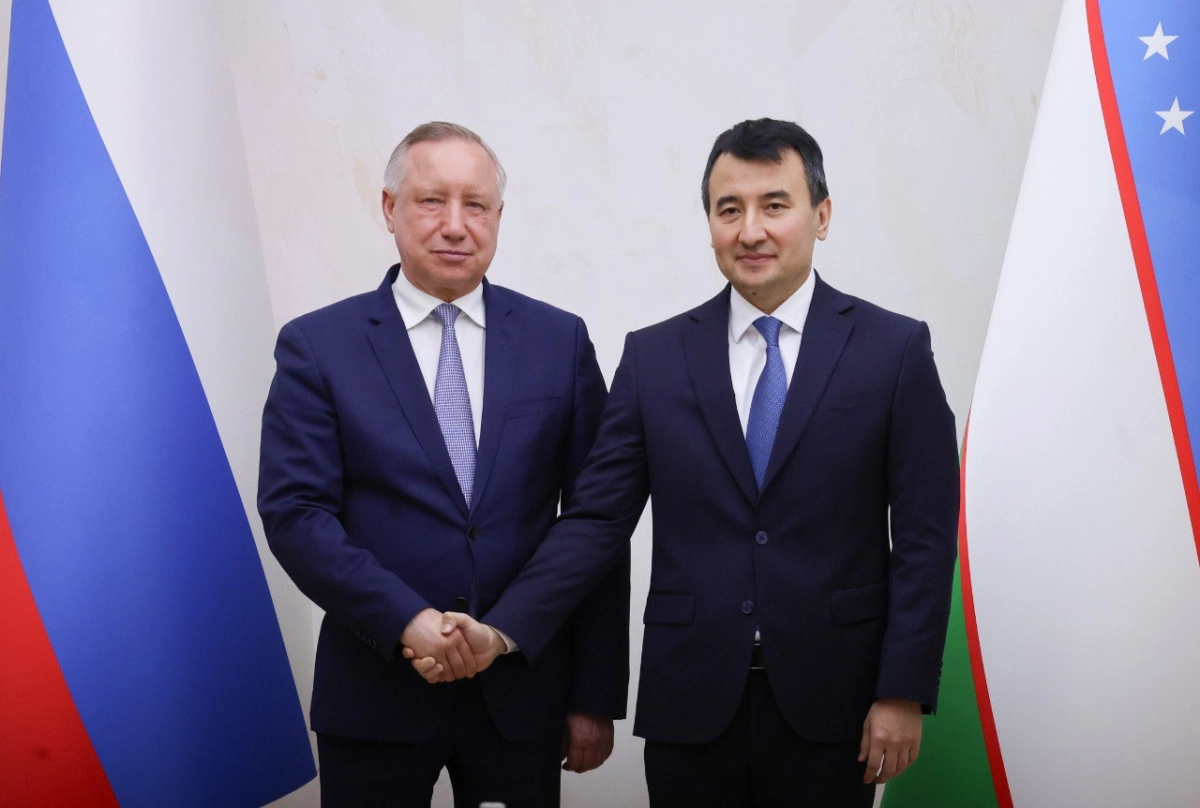 Александр Беглов: Перед Петербургом и Узбекистаном стоит задача довести товарооборот до 1 млрд долларов к 2030 году - tvspb.ru