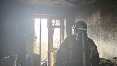 Росгвардейцы спасли 38-летнего мужчину при пожаре в Пушкине