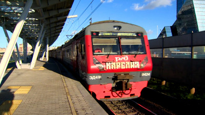 Возле «Лахта Центра» открыли новую железнодорожную станцию