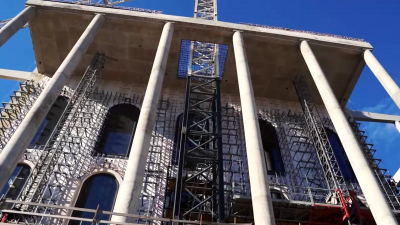 Марат Хуснуллин показал, как строят здание Верховного суда в Петербурге