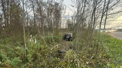 Под Петербургом «Хавейл» врезался в дерево: водитель мог умереть от сердечного приступа