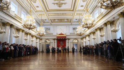 Александр Беглов: Лауреатами Эрмитажной премии стали ярчайшие представители петербургской культуры Михаил Пиотровский и Теодор Курентзис