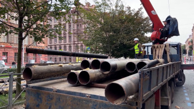 На Клинском проспекте в Адмиралтейском районе начался ремонт тепловых сетей