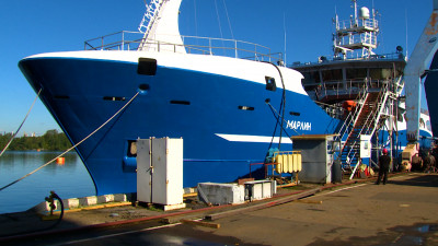 Как специалисты «Северной верфи» проверяют мореходные качества ярусолова «Марлин»