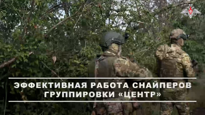 Группа снайперов уничтожила на Красноармейском направлении 120 тяжелых дронов ВСУ