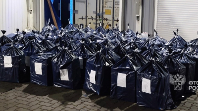 Появились кадры из порта в Петербурге, где изъяли крупную партию наркотиков из Эквадора