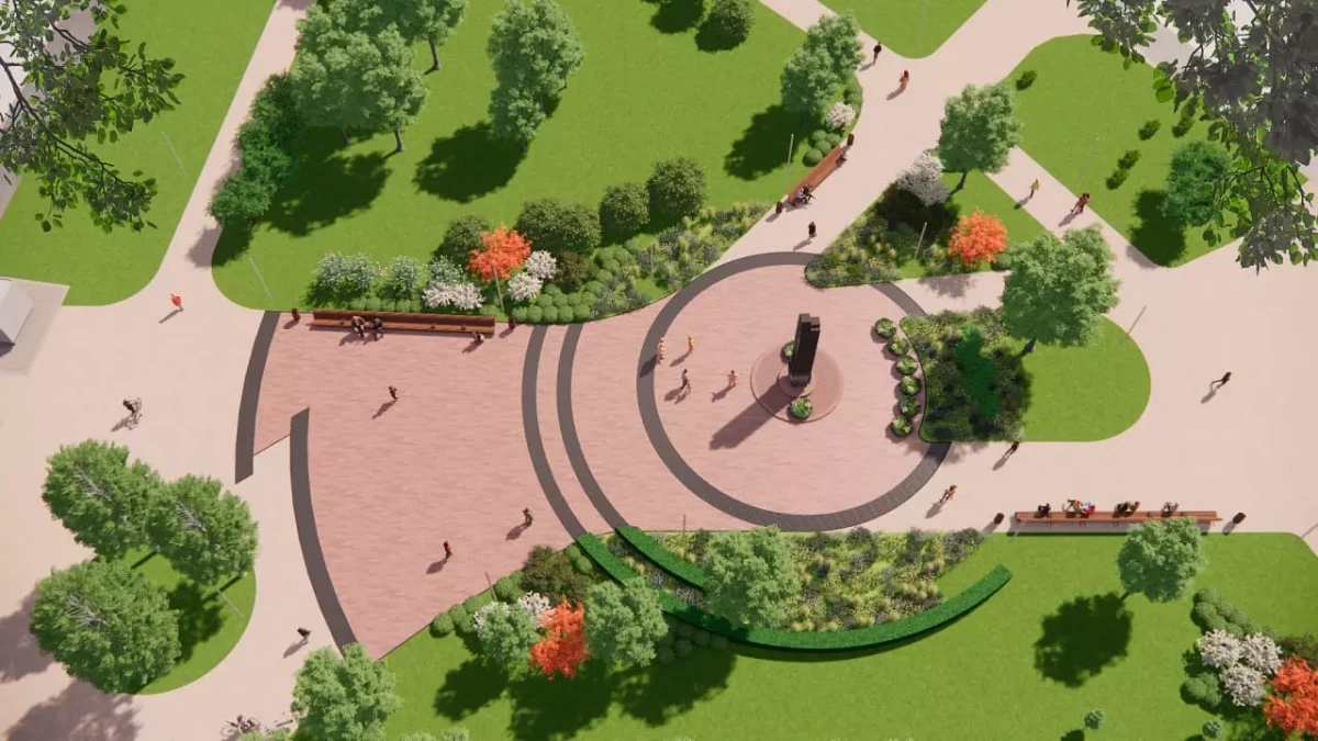 Как продвигается благоустройство сквера Блокадников в Выборгском районе - tvspb.ru