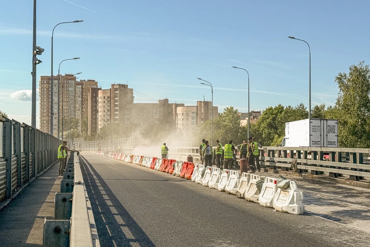 Специалисты продолжают ремонт Сестрорецкого путепровода - tvspb.ru