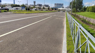 В Приморском районе открыли движение по Ситцевой улице