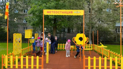 Метеостанцию для юных исследователей открыли в детсаду на улице Маршала Тухачевского