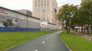 Новая велодорожка в Московском районе
