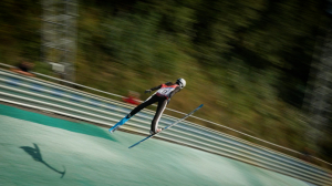 Соревнования по прыжкам на лыжах с трамплина летом. Как тренируются и соревнуются лыжники летом и что заменяет им снег?