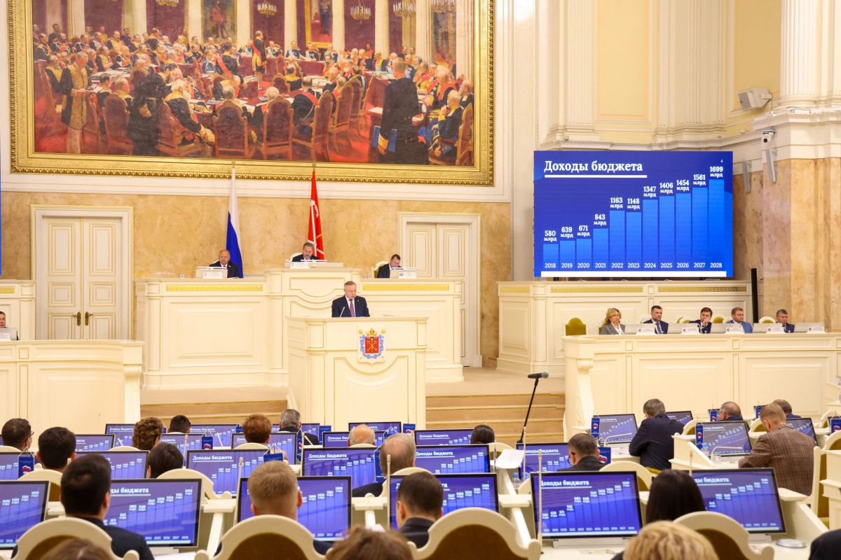 Александр Беглов представил депутатам ЗакСа проект бюджета Петербурга на 2026–2028 годы - tvspb.ru
