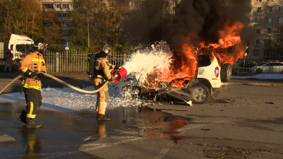 На проспекте Энгельса прошел Осенний фестиваль безопасности