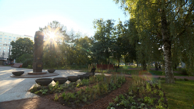 Дорожки, зоны отдыха и цветы: как преобразится сквер Блокадников на площади Мужества после благоустройства