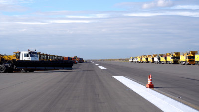 В Пулково прошел ежегодный смотр аэродромной техники