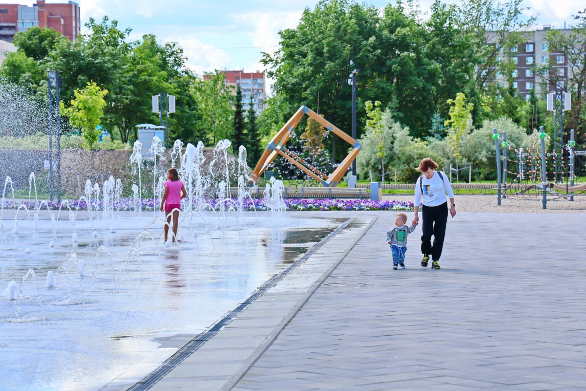 Безымянный парк в Колпино получил название «Парк Поколений» - tvspb.ru