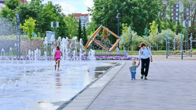 Безымянный парк в Колпино получил название «Парк Поколений»