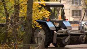 Осенняя уборка и подготовка к субботнику в Московском районе