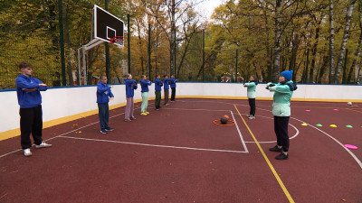 В Московском районе открылись три новых спортивных площадки