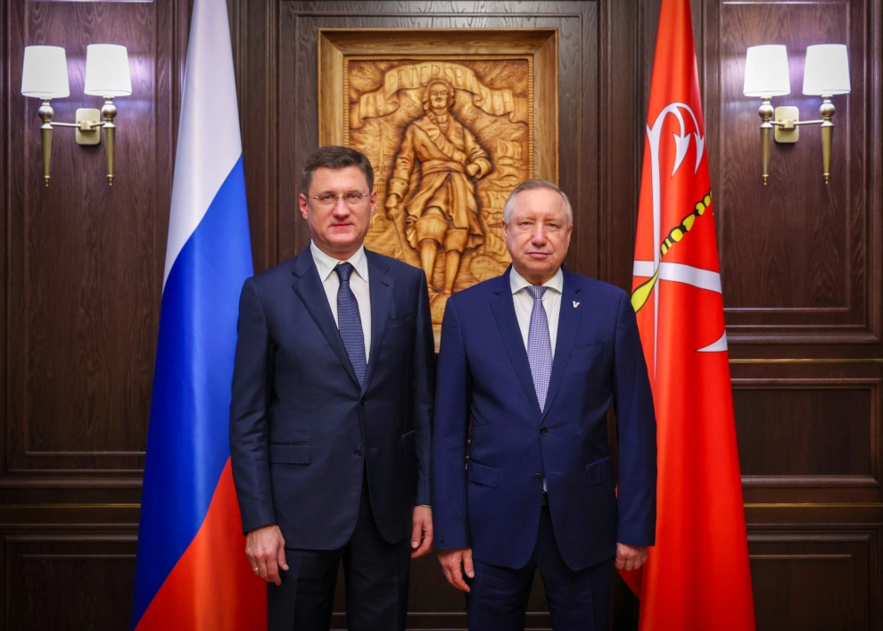 Губернатор Александр Беглов и вице-премьер РФ Александр Новак обсудили вопросы развития петербургской энергетики - tvspb.ru