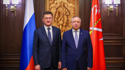 Губернатор Александр Беглов и вице-премьер РФ Александр Новак обсудили вопросы развития петербургской энергетики