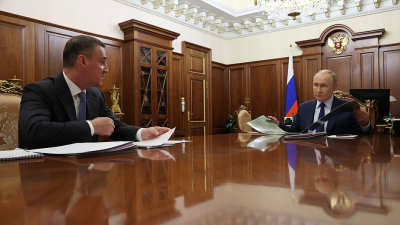 Путин встретился с вице-премьером Патрушевым