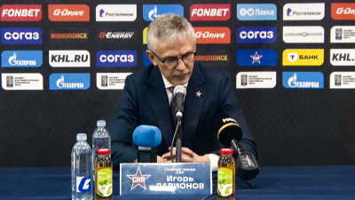 «Не хватило времени отыграться»: Игорь Ларионов объяснил причины десятого поражения СКА в сезоне