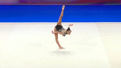 Петербургская гимнастка выиграла 16 золотых медалей международного Кубка Сильнейших в Москве