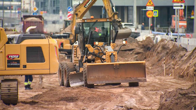 В Петербурге начали строительство II очереди развязки Приморского шоссе и трассы М-32