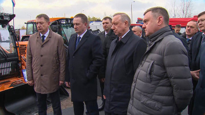 Губернатор Петербурга и премьер-министр Беларуси дали стaрт строительству Центра белорусской техники в Московском районе