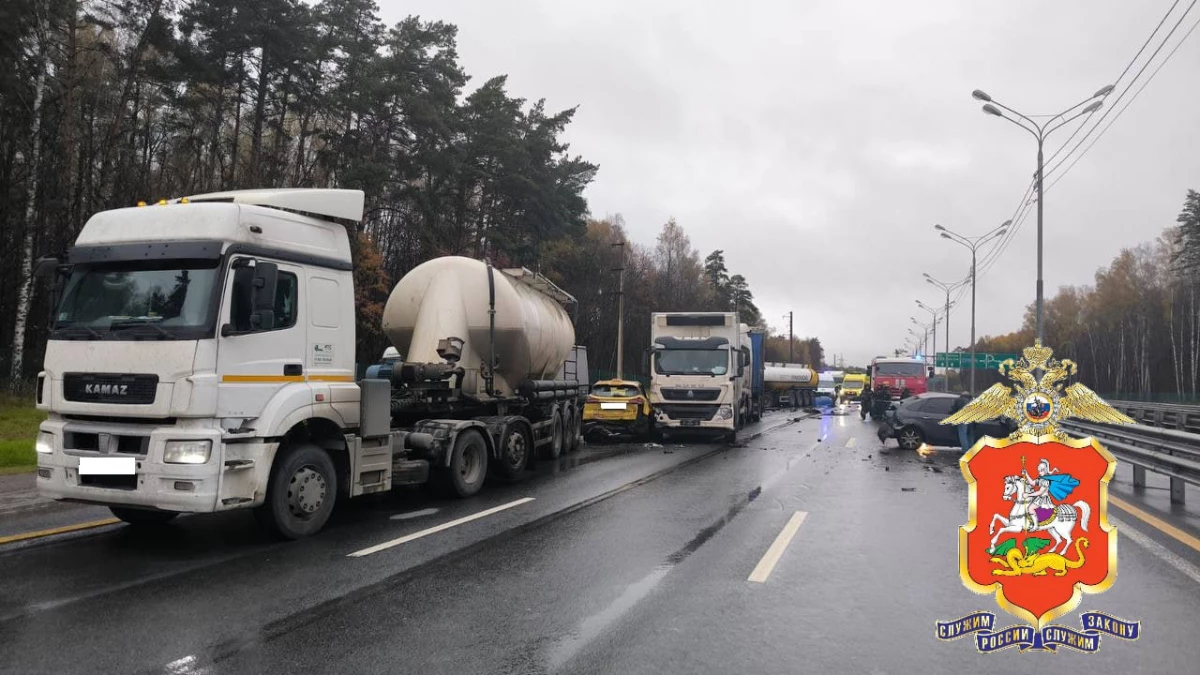 В Подмосковье два человека погибли в массовом ДТП с грузовиками - tvspb.ru