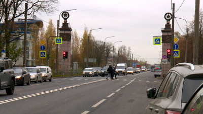 В Красногвардейском районе завершен ремонт улицы Коммуны и проспекта Энергетиков