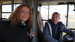 Причина остановки. Автобус для гонок