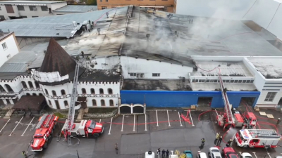 В Подмосковье локализовали пожар в производственном здании