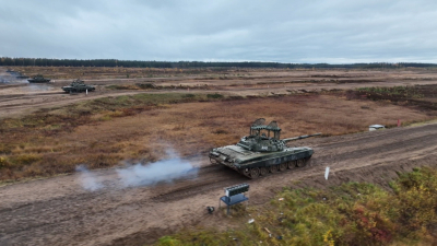 Более двадцати единиц техники задействовали в учениях под Петербургом
