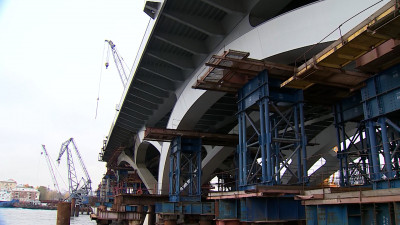 Алексей Корабельников: Строительство Большого Смоленского моста идет с опережением графика